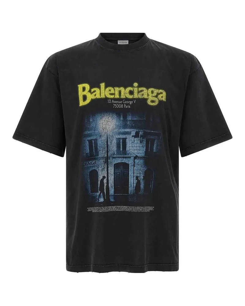 Balenciaga T-Shirt - Schwarz Schwarz