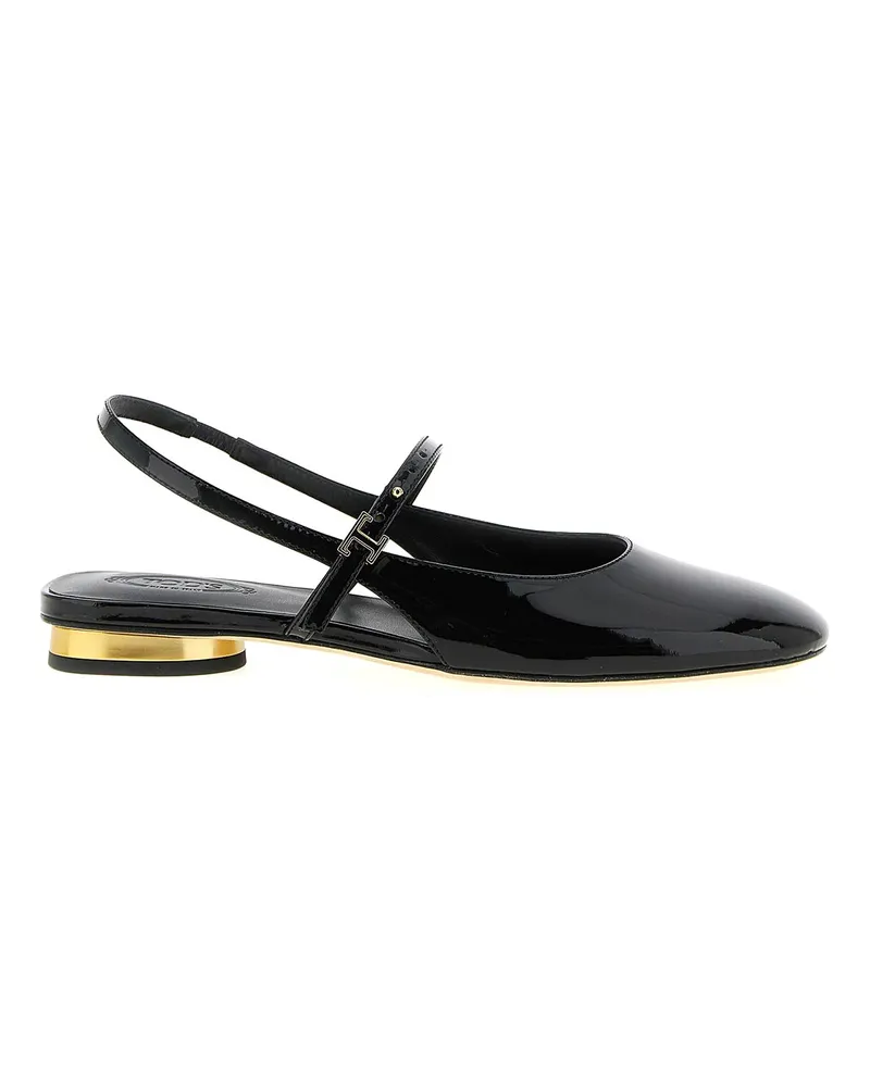 TOD'S Ballerinas - Schwarz Schwarz