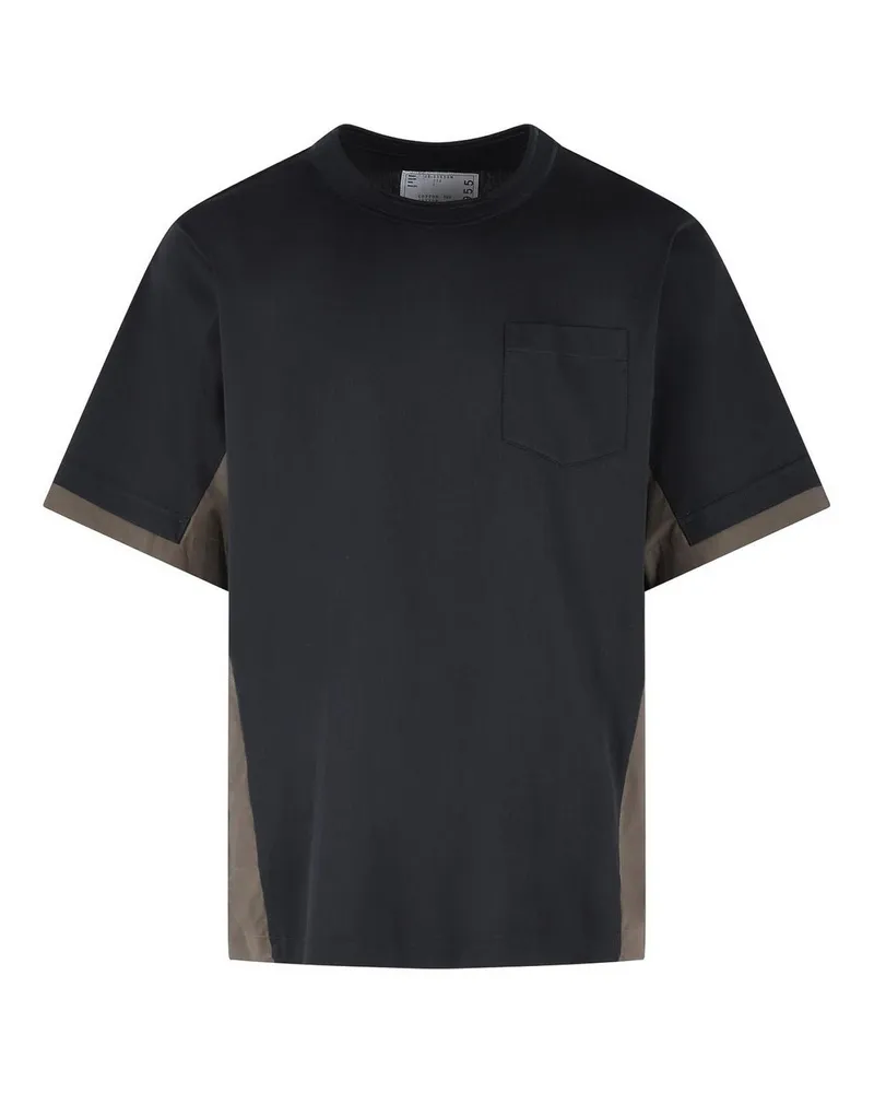 Sacai T-Shirt - Dunkelblau Dunkelblau