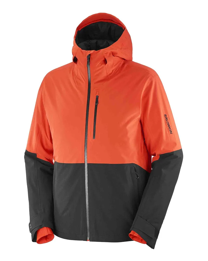 Salomon Casualjacke - Schwarz Orange
