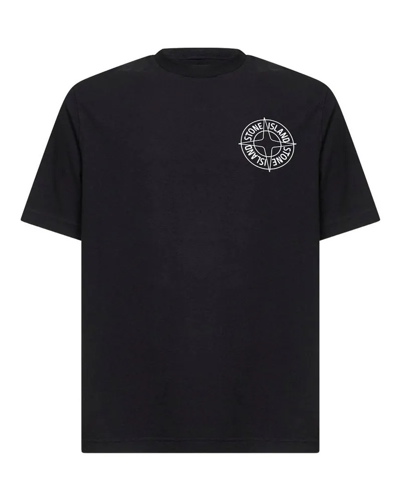 Stone Island T-Shirt - Schwarz Schwarz
