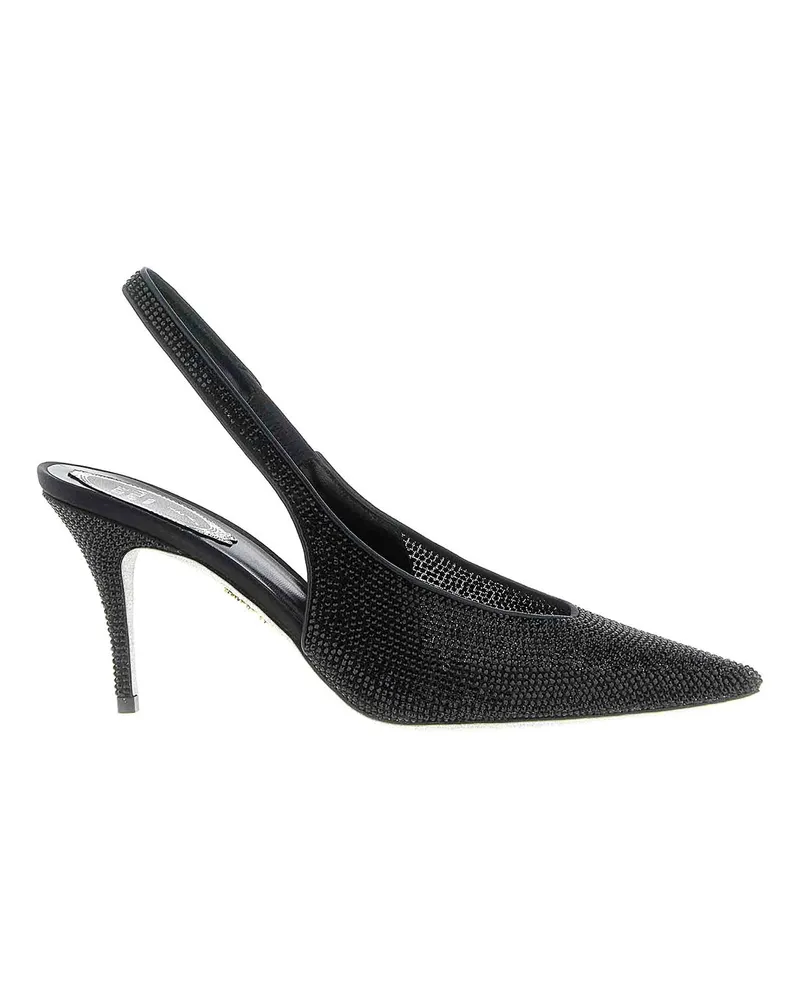 René Caovilla Sandalen - Schwarz Schwarz