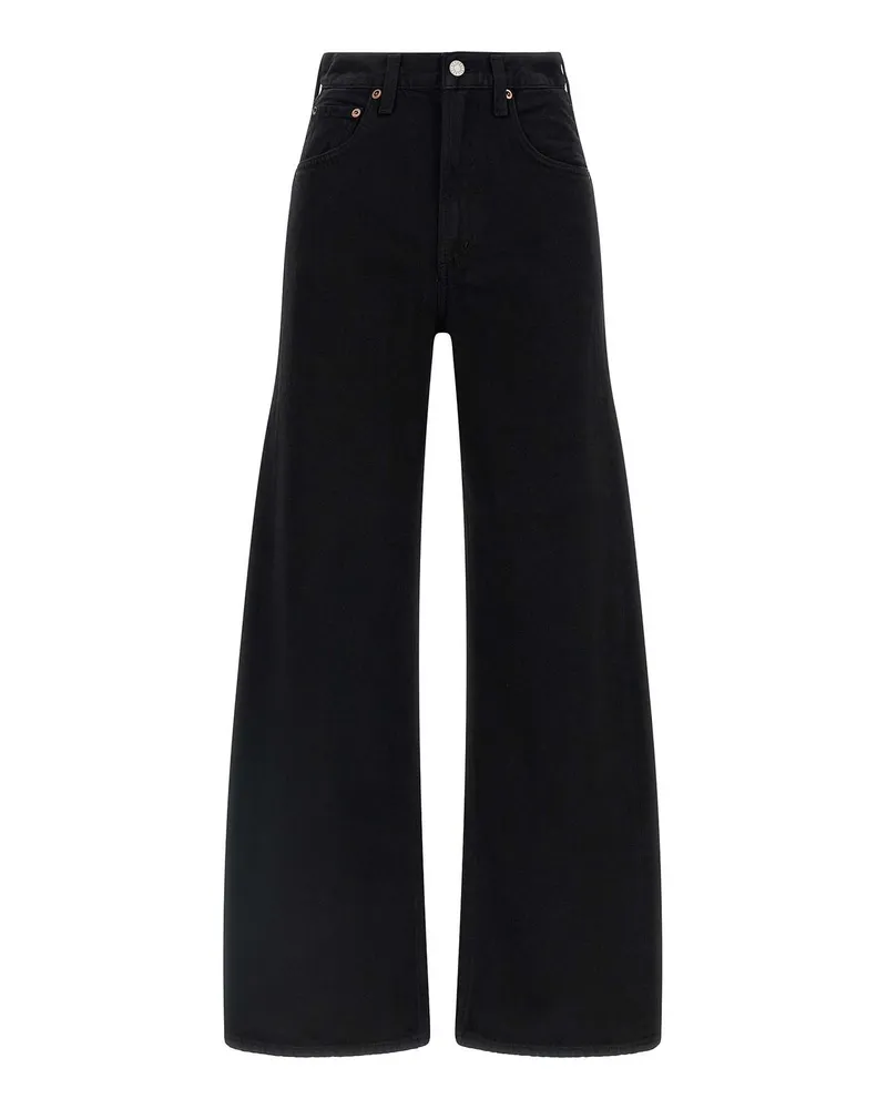 AGOLDE Straight Leg Jeans - Schwarz Schwarz