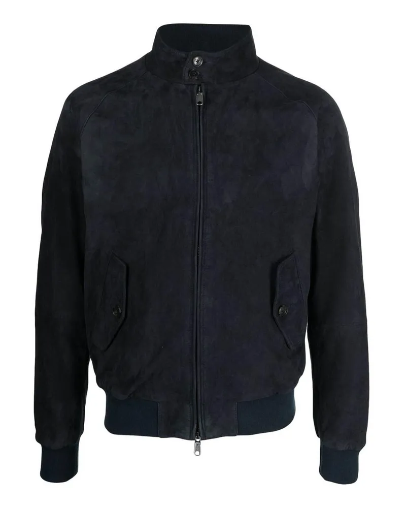 Baracuta Lederjacke - Blau Blau