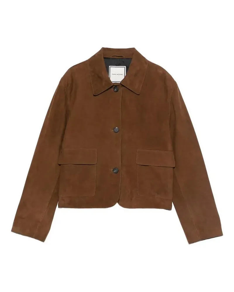 Tagliatore Lederjacke - Braun Braun