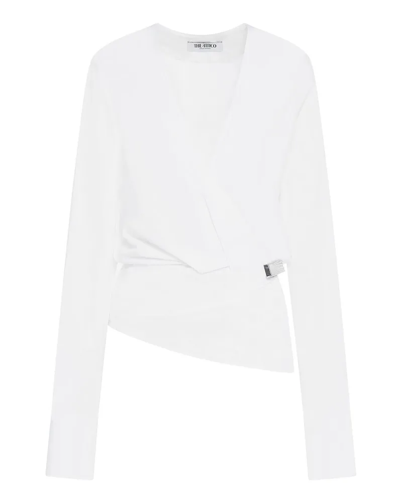 ATTICO Bluse - Weiß Weiß