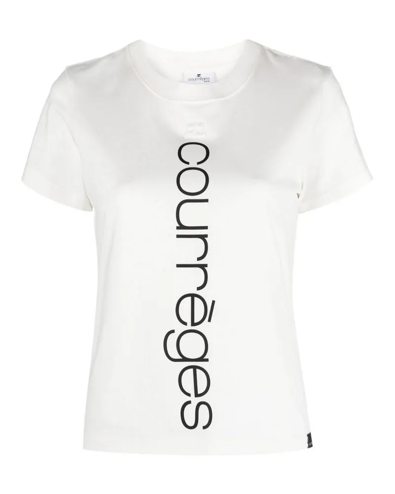 Courrèges T-Shirt - Weiß Weiß