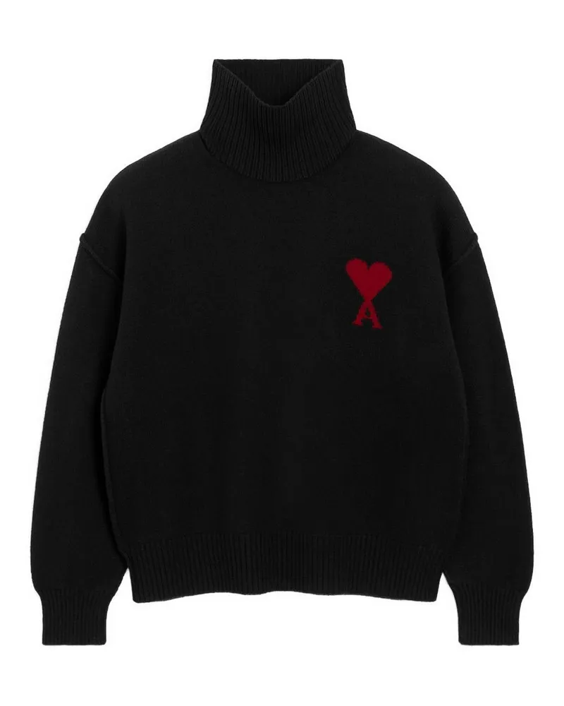 AMI Paris U-Boot-Pullover - Schwarz Schwarz