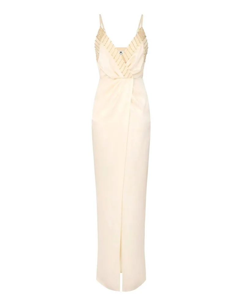 Elisabetta Franchi Abendkleid - Creme Creme
