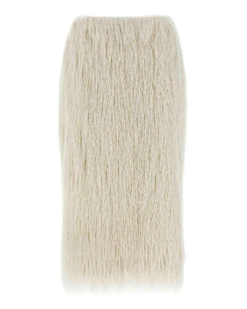 Dries van Noten Midirock - Weiß Weiß