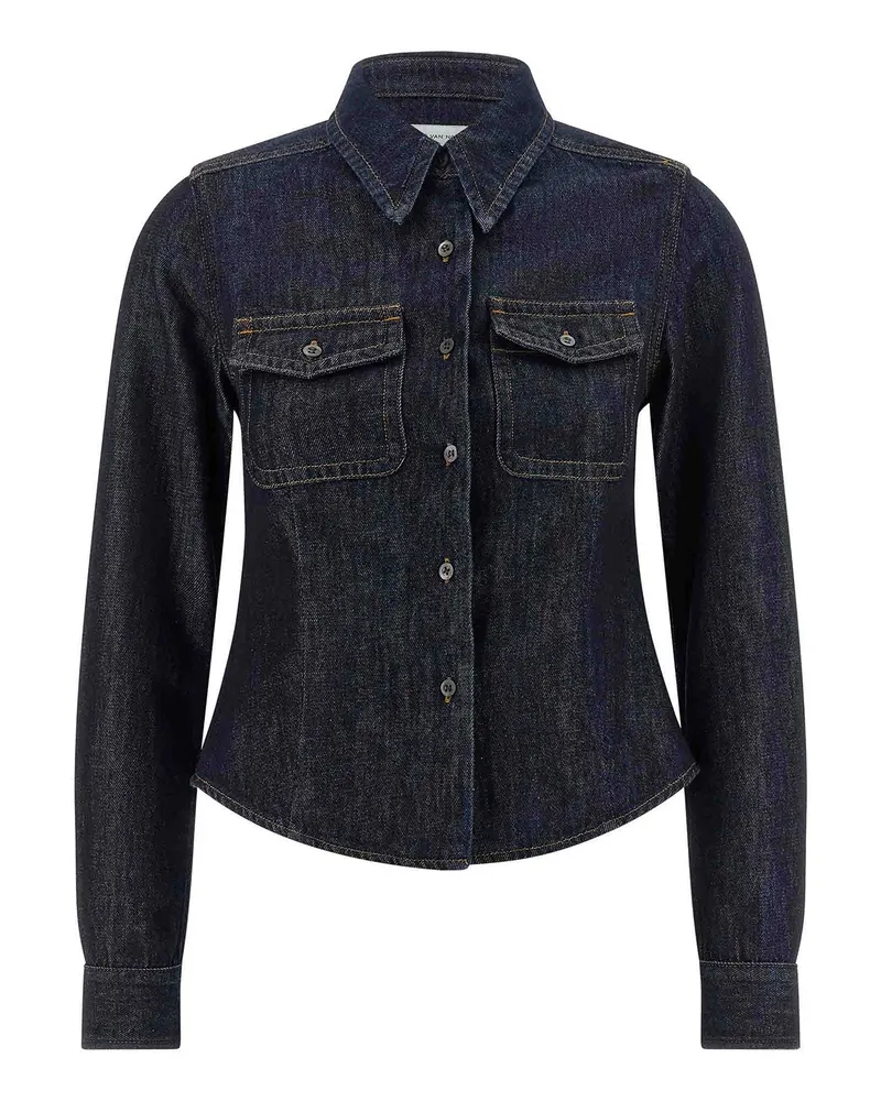 Dries van Noten Hemd - Blau Blau