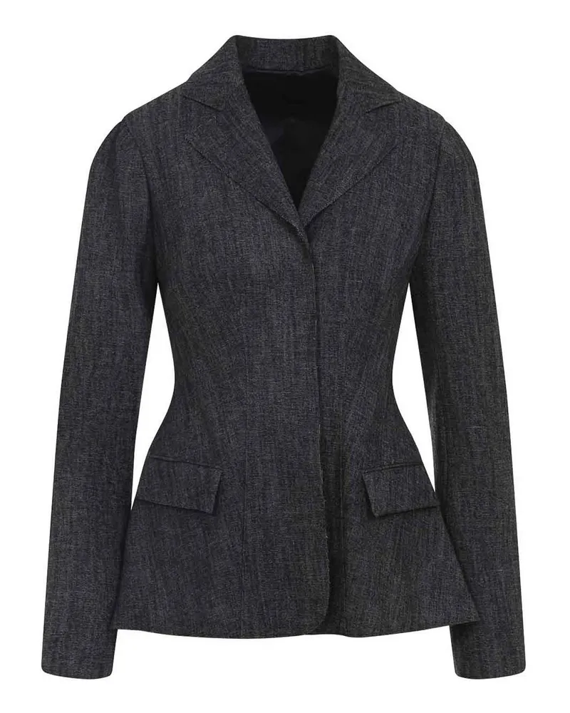 Alberta Ferretti Casualjacke - Schwarz Schwarz