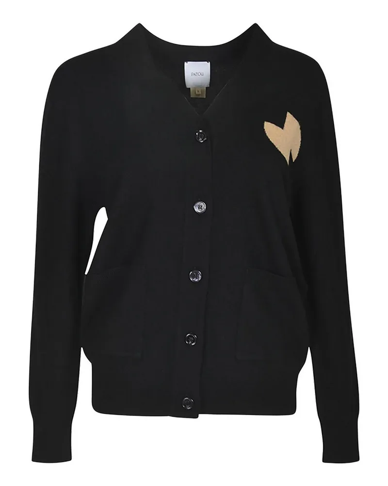 Patou Cardigan - Schwarz Schwarz