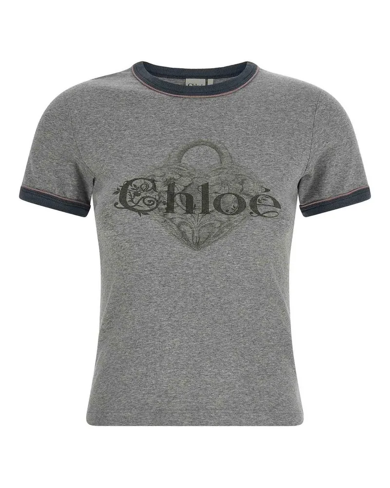 Chloé T-Shirt - Grau Grau