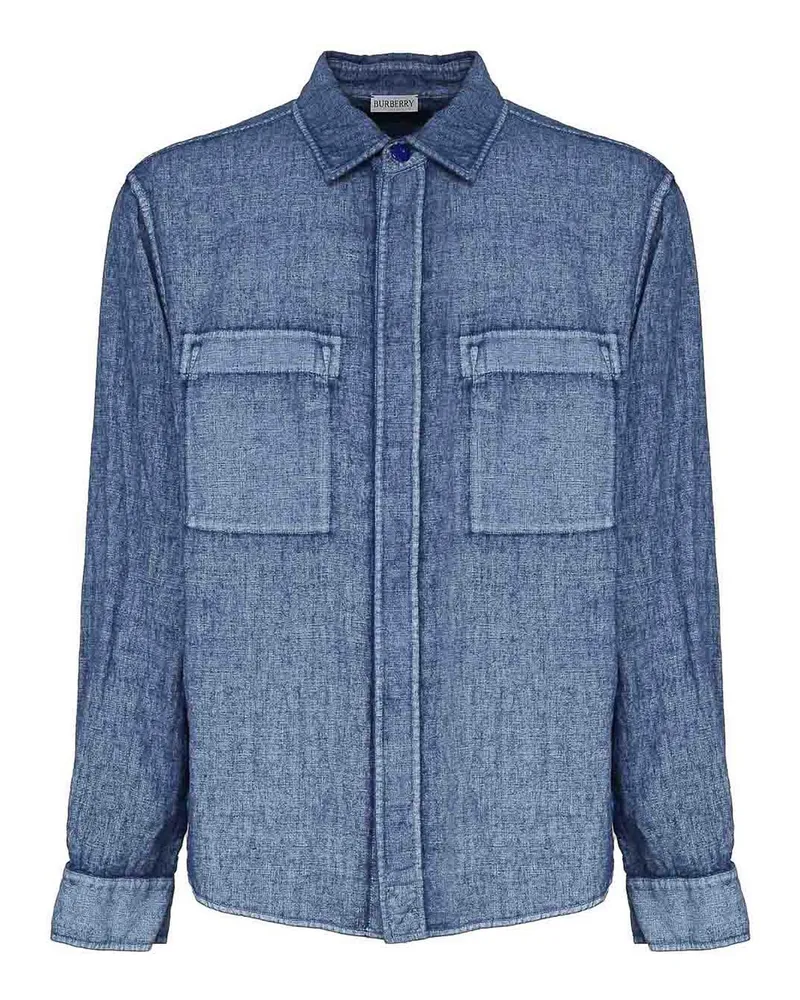 Burberry Hemd - Helles Jeansblau Helles