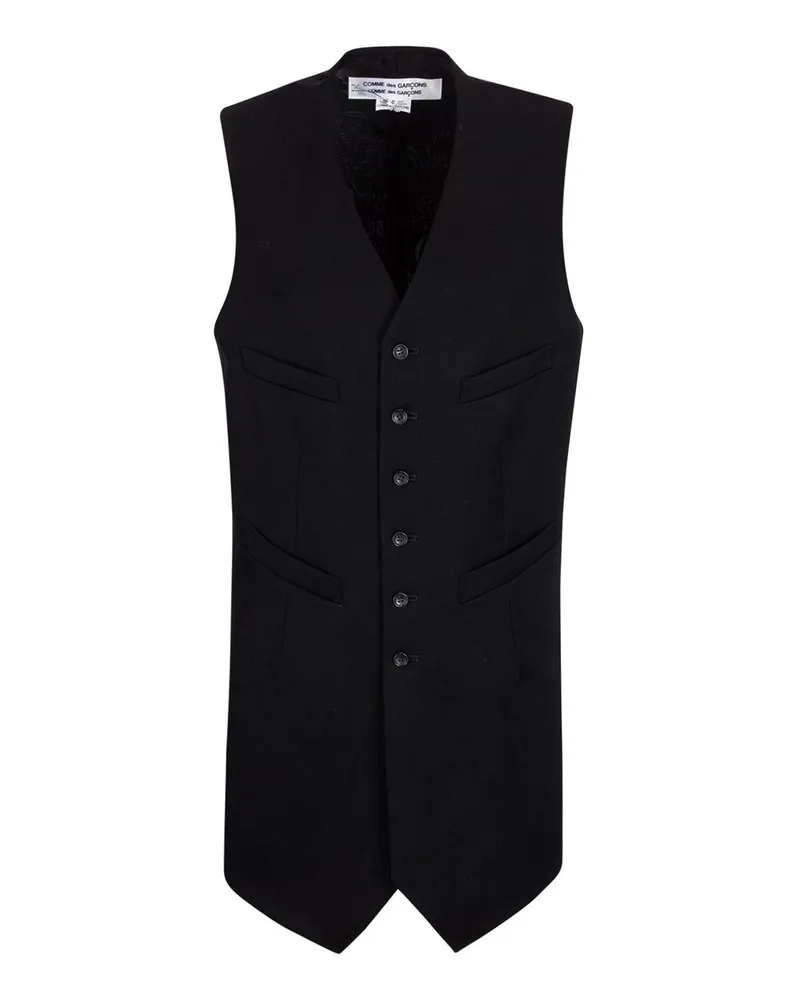 Comme des Garçons Weste - Schwarz Schwarz