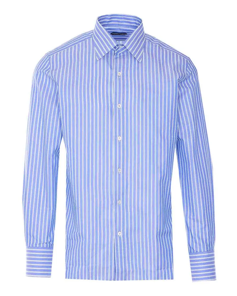 Tom Ford Hemd - Blau Blau