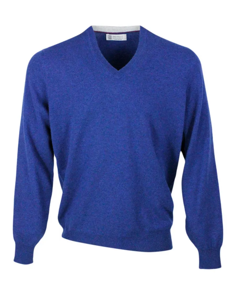 Brunello Cucinelli Rundhalspullover - Blau Blau