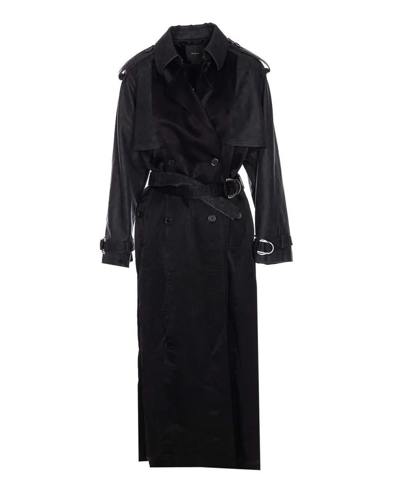 Pinko Trenchcoat - Schwarz Schwarz