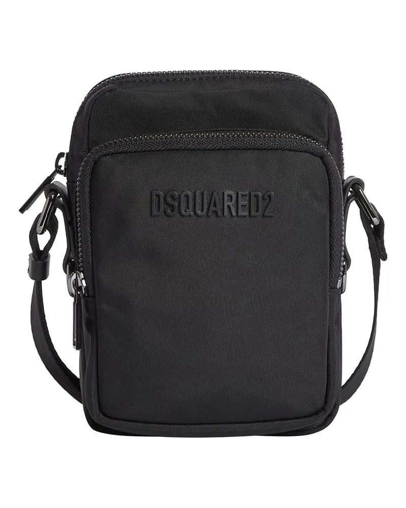 Dsquared2 Schultertasche - Schwarz Schwarz