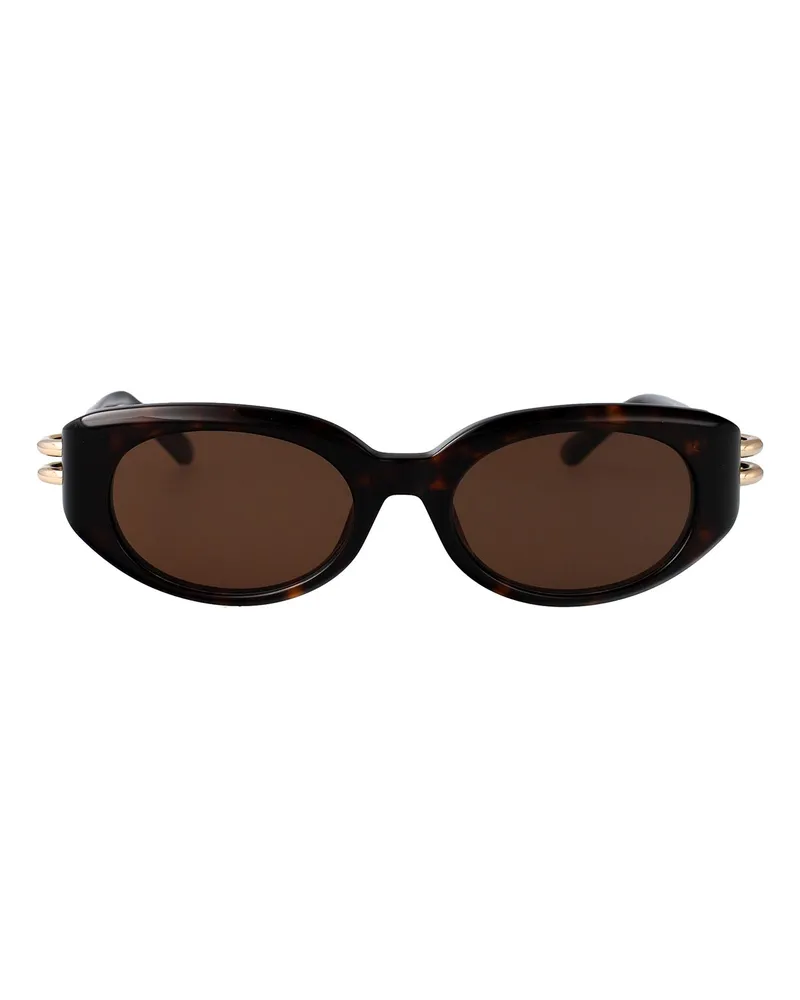 Alexander McQueen Sonnenbrille - Braun Braun