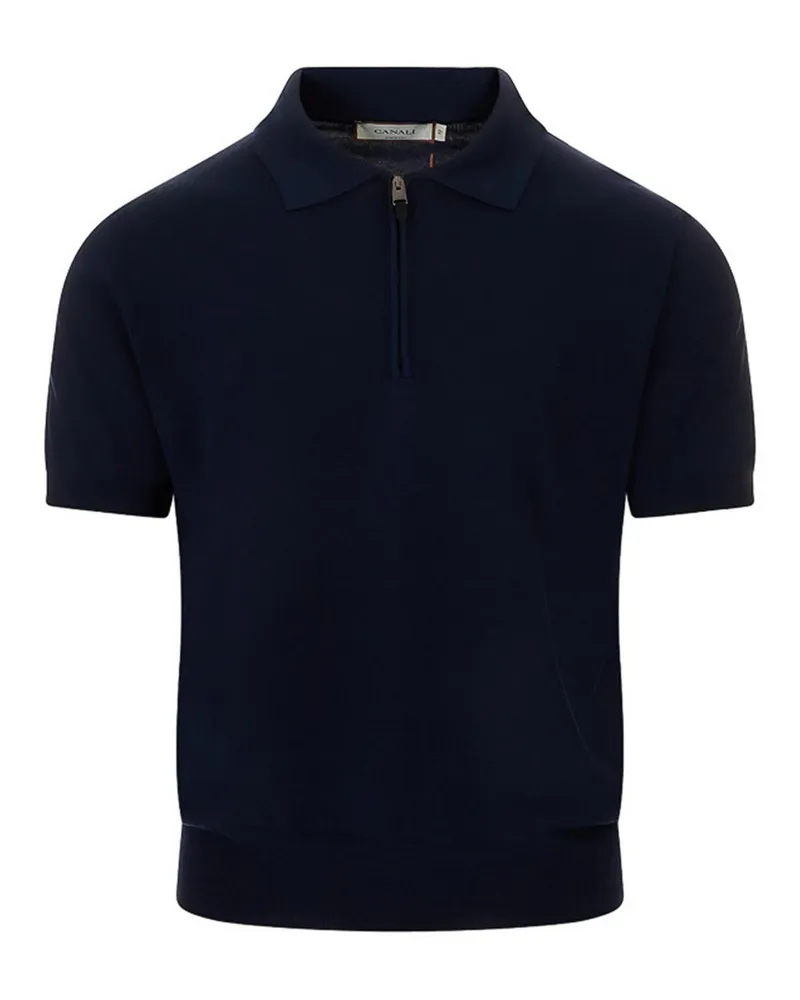 Canali Poloshirt - Blau Blau