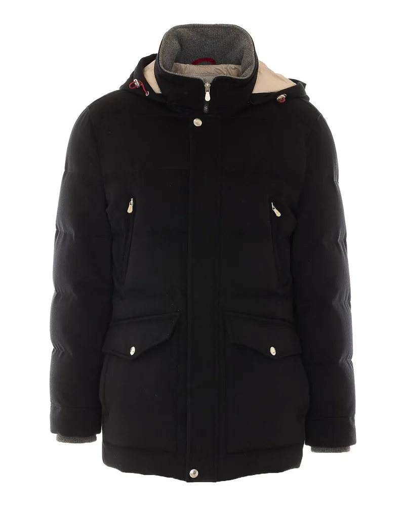 Brunello Cucinelli Parka - Schwarz Schwarz