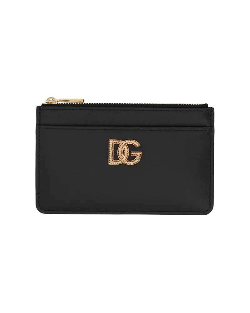 Dolce & Gabbana Portemonnaie - Schwarz Schwarz