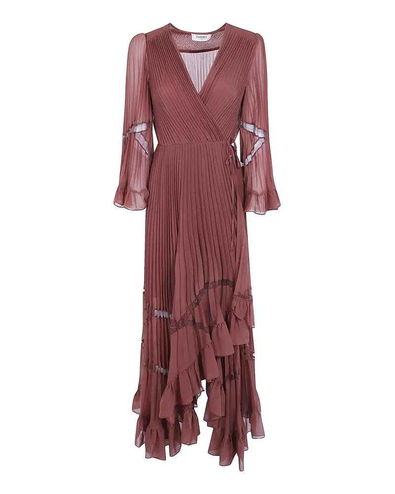 Twin-Set Maxikleid - Braun Braun