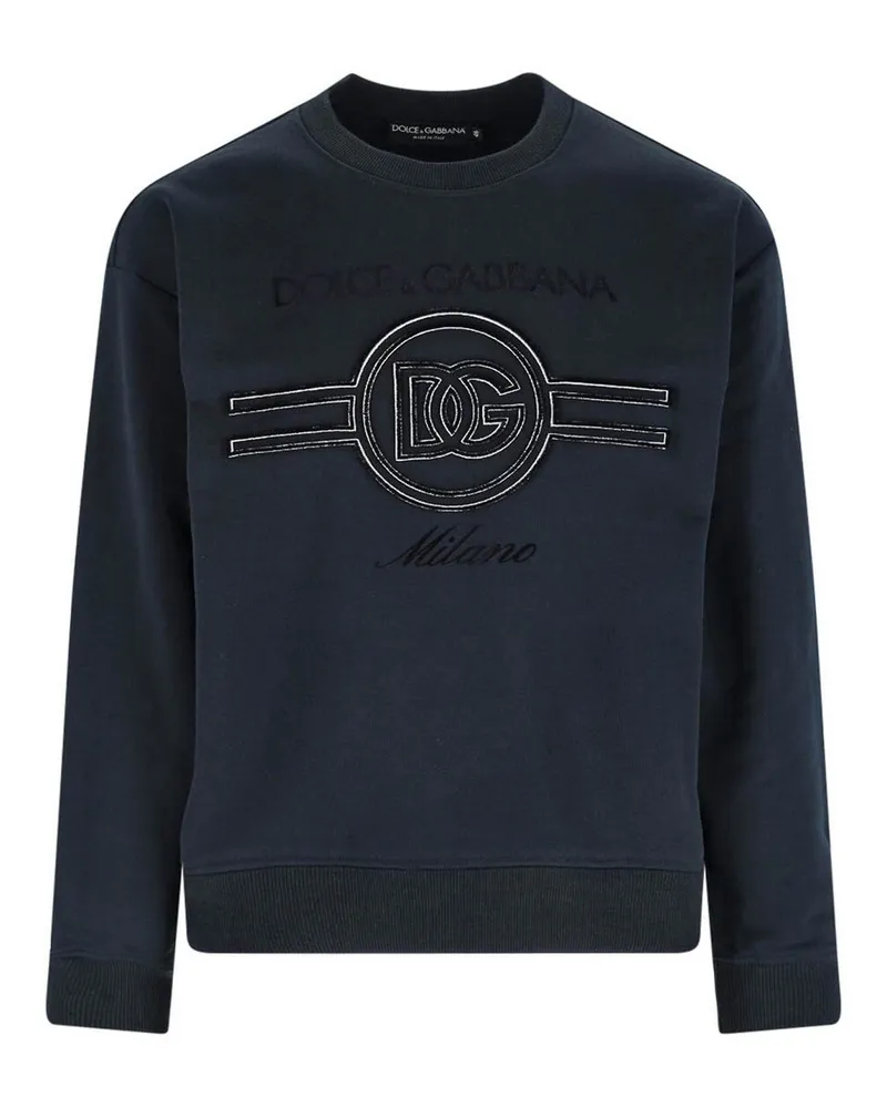 Dolce & Gabbana Rundhalspullover - Blau Blau