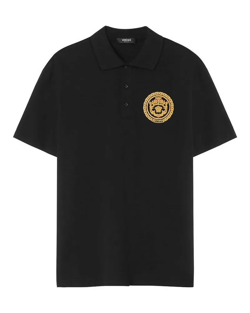 Versace Rundhalspullover - Schwarz Schwarz