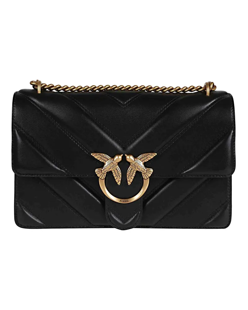 Pinko Umhängetasche - Gold Schwarz