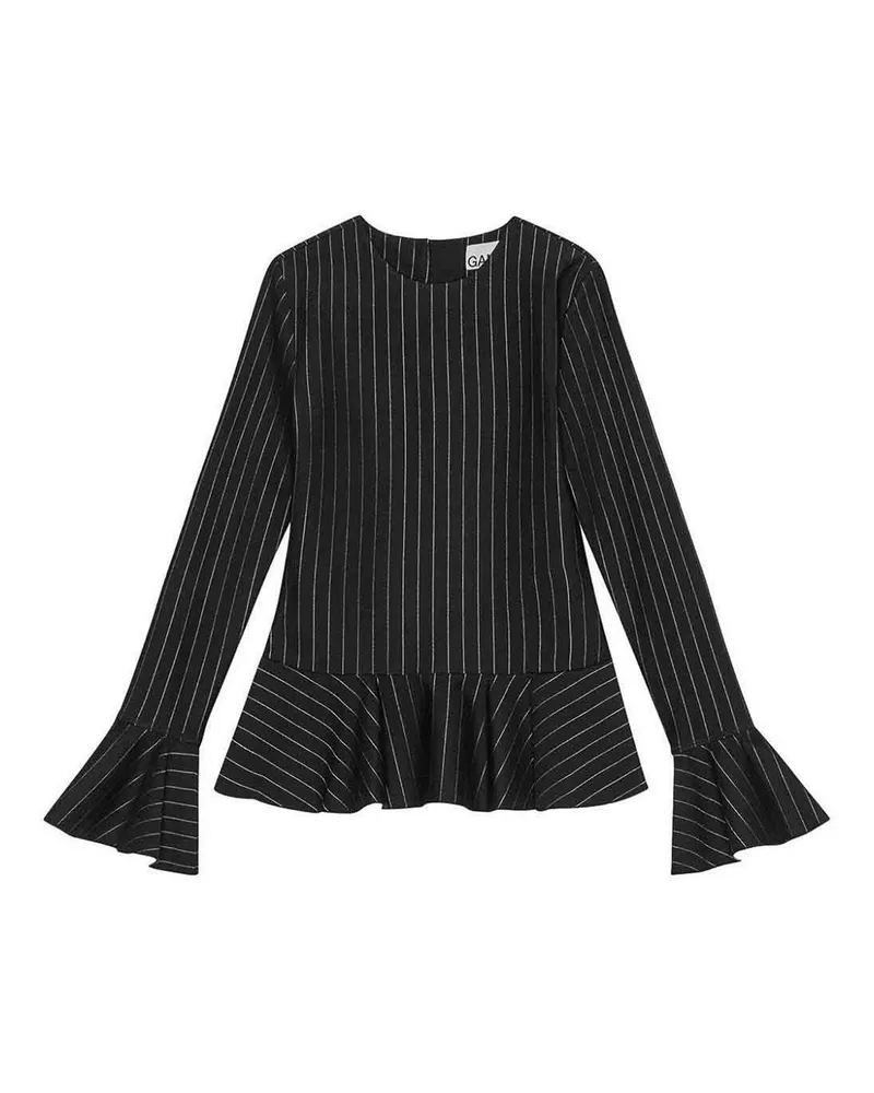 Ganni Bluse - Schwarz Schwarz