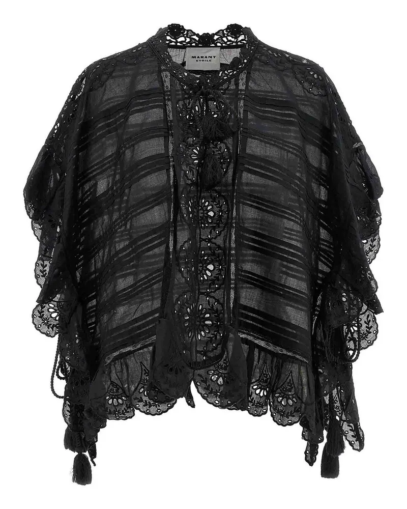 Étoile Isabel Marant Top - Schwarz Schwarz