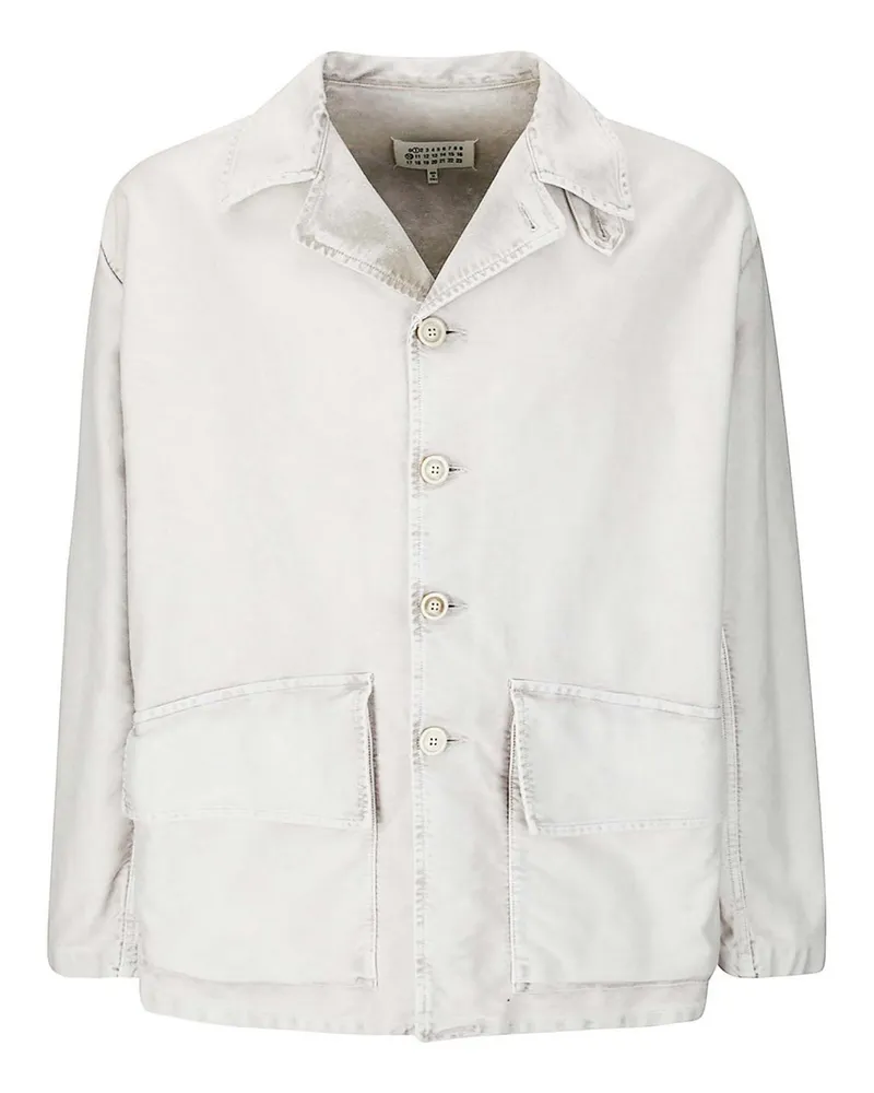 Maison Margiela Knielanger Mantel - Grau Grau