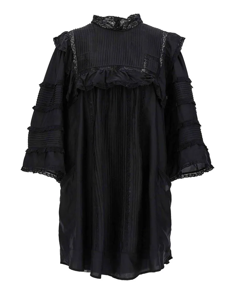 Isabel Marant Kurzes Kleid - Schwarz Schwarz