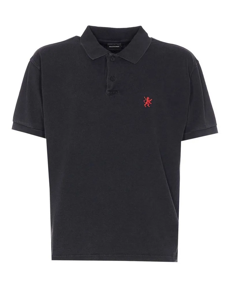 Balenciaga Poloshirt - Schwarz Schwarz