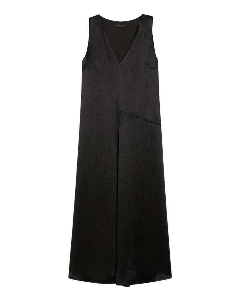 Max Mara Maxikleid - Schwarz Schwarz