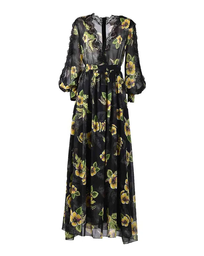 Ermanno Scervino Knielanges Kleid - Schwarz Schwarz