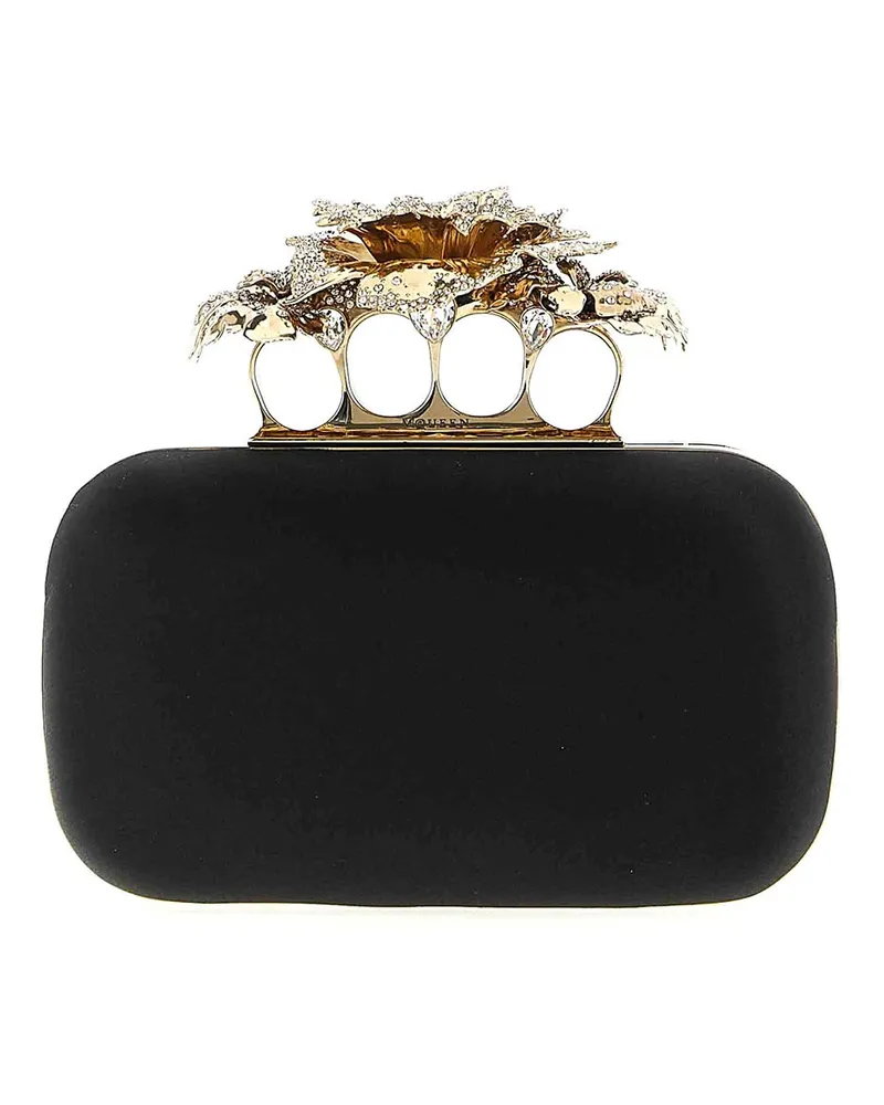 Alexander McQueen Clutch - Schwarz Schwarz