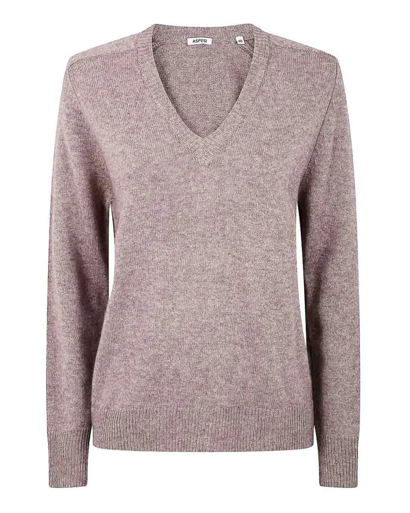 ASPESI Rollkragenpullover - Taupe Taupe