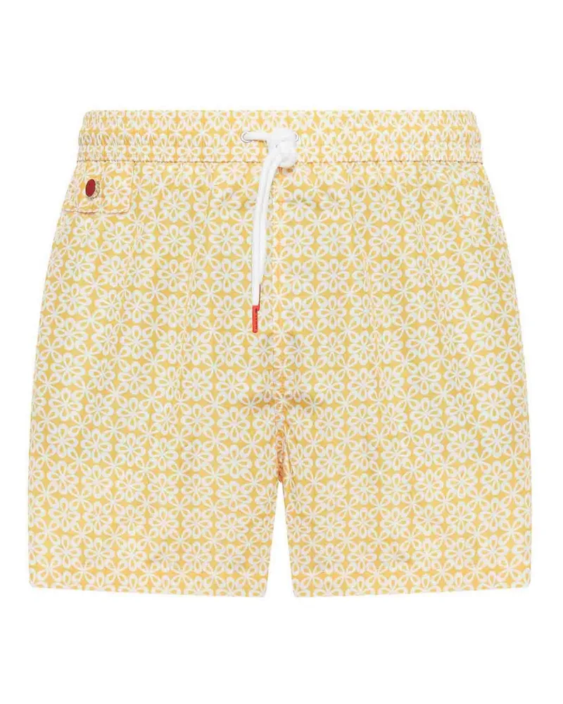 Kiton Badeanzug - Orange Orange