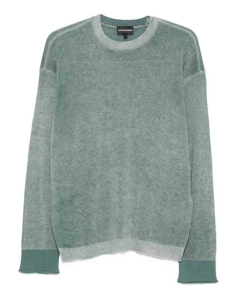 Emporio Armani Rundhalspullover - Blau Blau
