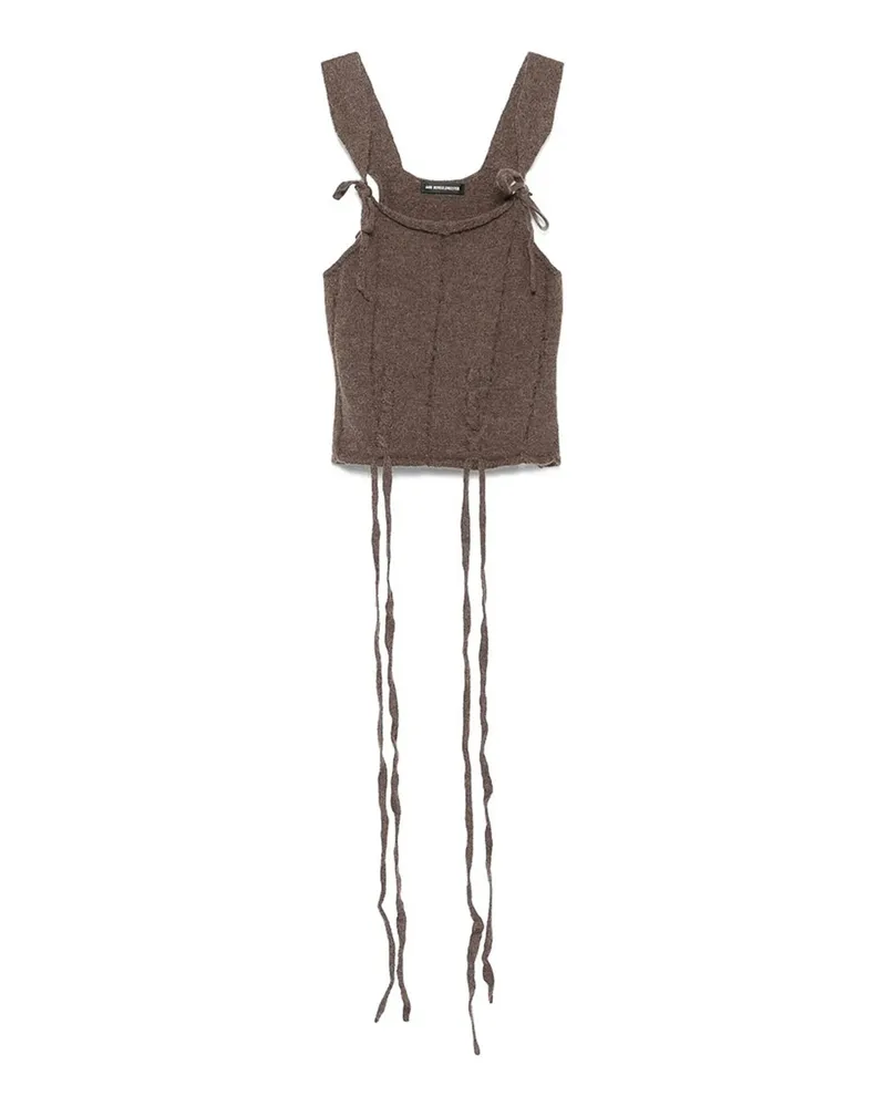 Ann Demeulemeester Top - Braun Braun