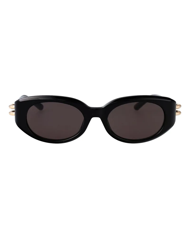 Alexander McQueen Sonnenbrille - Schwarz Schwarz