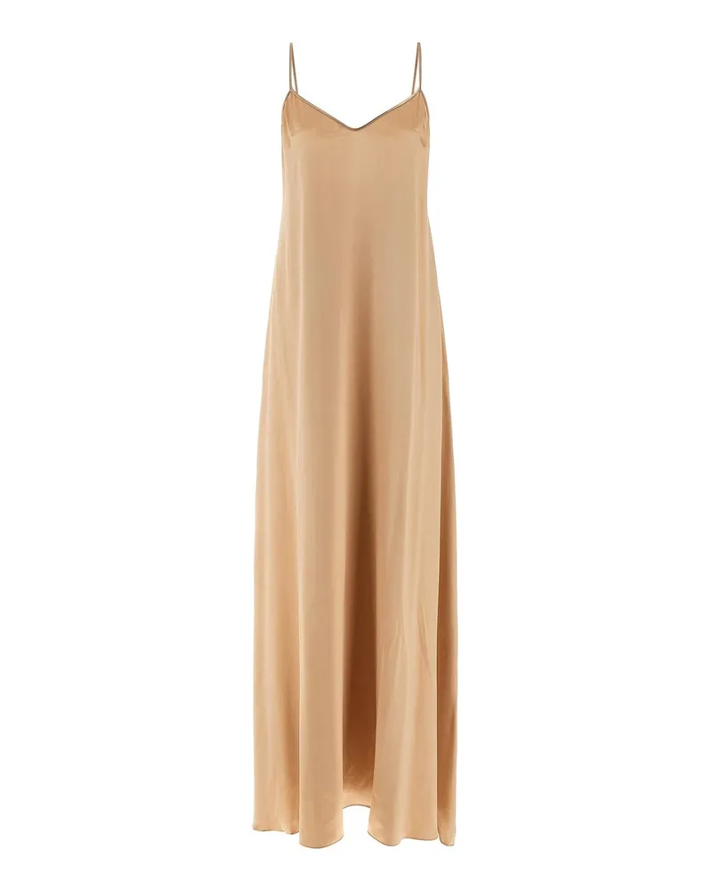Ferragamo Maxikleid - Beige Beige