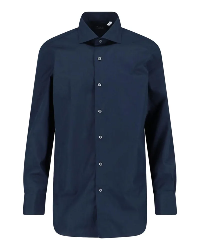 Finamore 1925 Hemd - Blau Blau