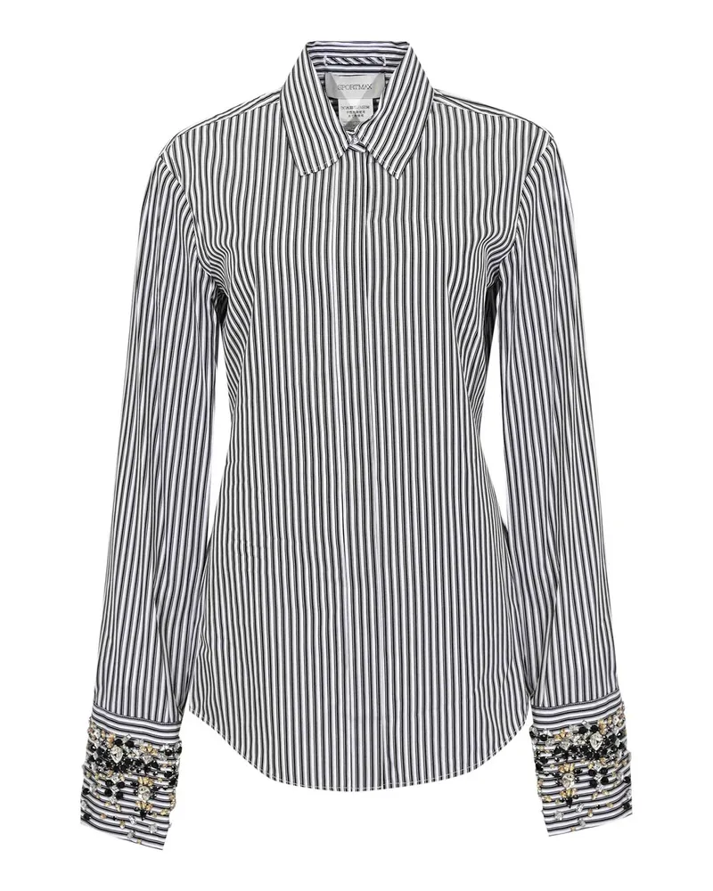 SPORTMAX Hemd - Schwarz Schwarz