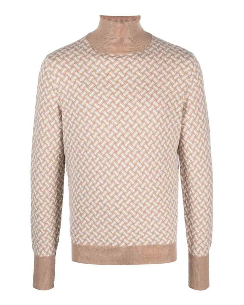 Drumohr  Rollkragenpullover - Bunt Bunt