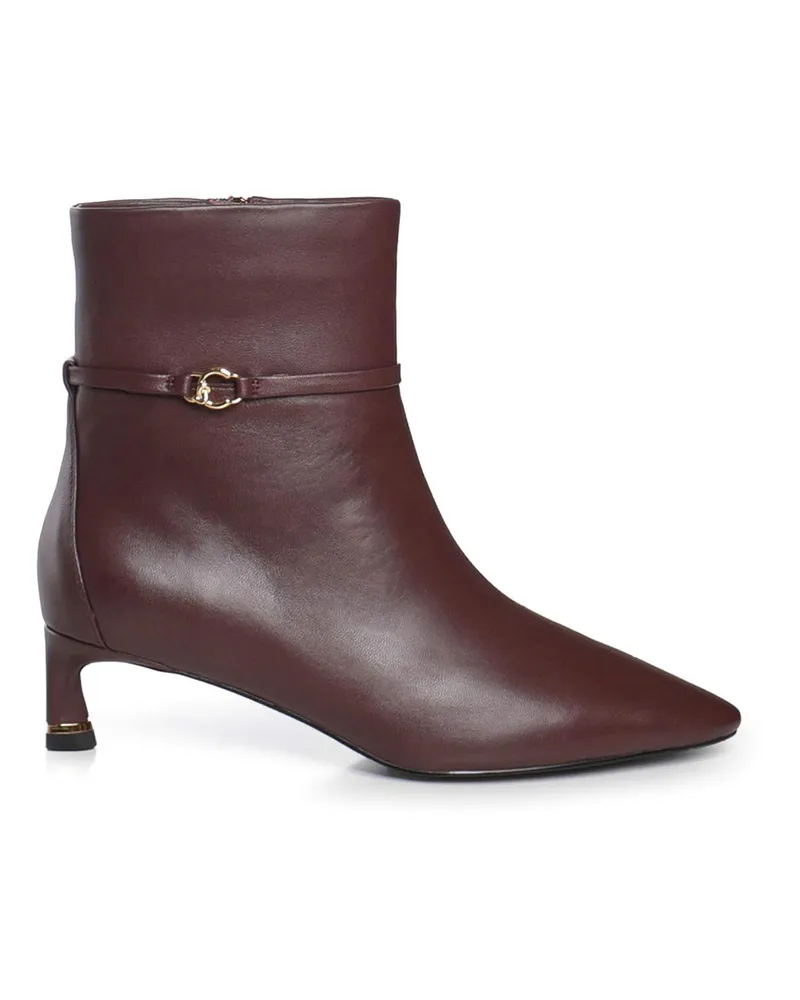 Coccinelle Stiefeletten - Dunkelrot Dunkelrot
